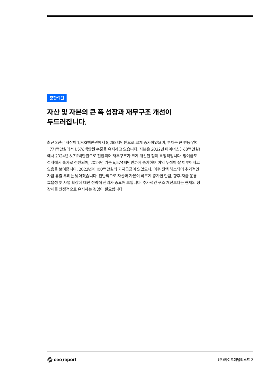 expert report 샘플이미지 2번째